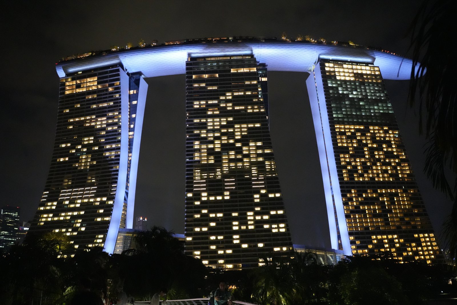 Das Marina Bay Sands zum Abschluss