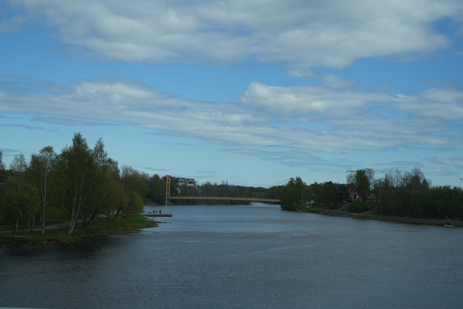 Flusslandschaft an der E4