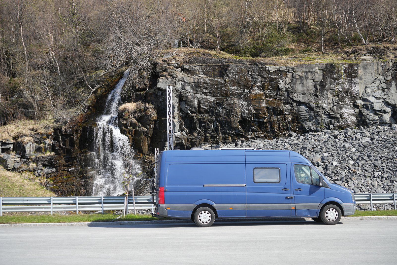 Pause am Wasserfall