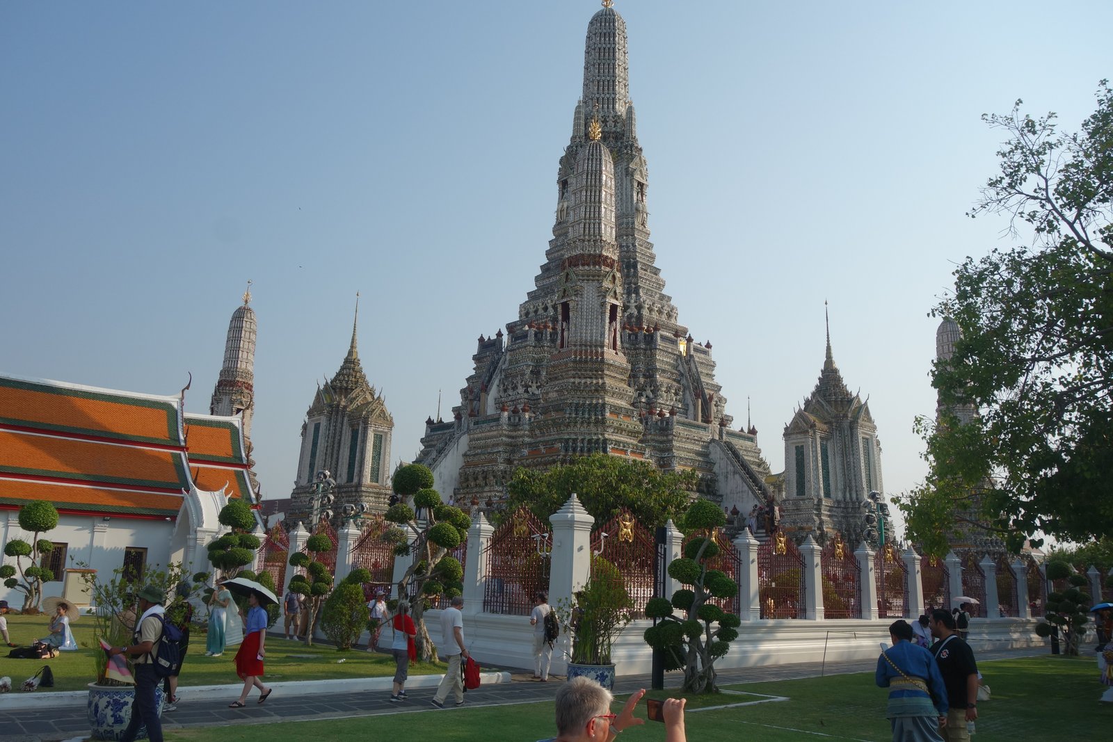 Die Eltern am Wat Arun