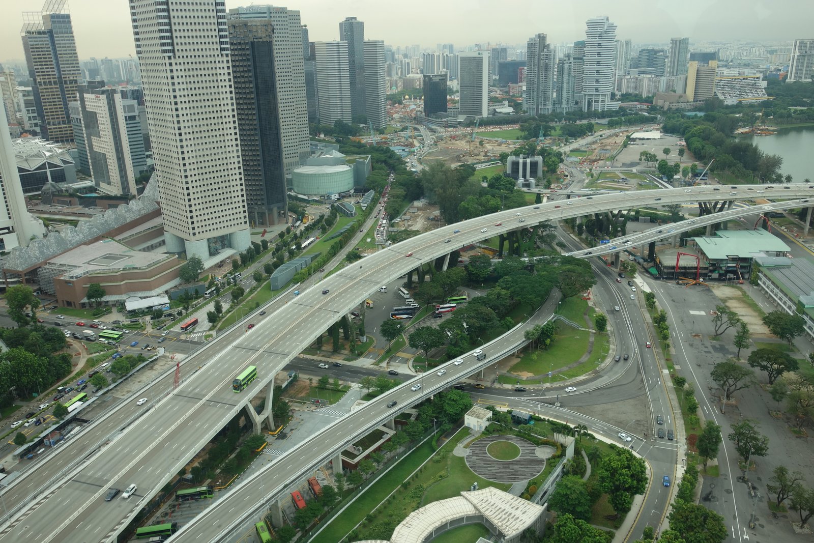 Aussicht aus dem Singapore Flyer