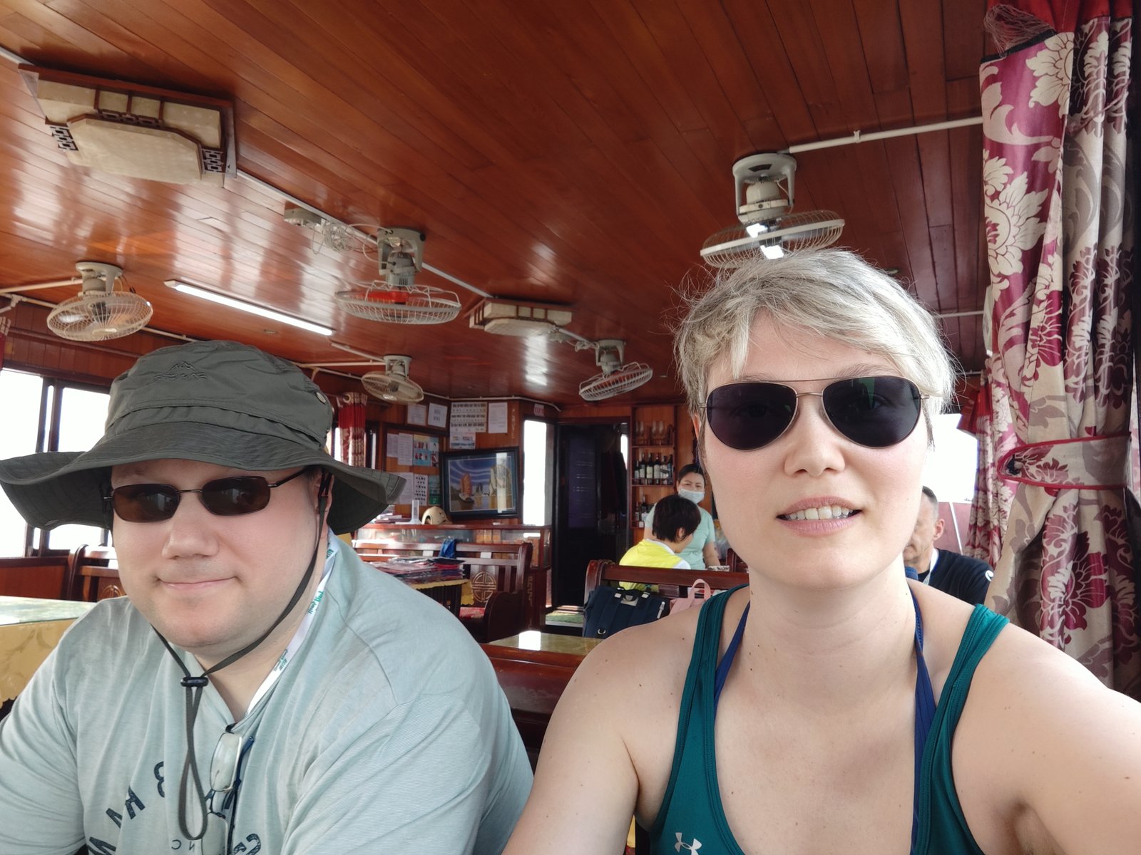 Auf dem Ausflugsboot