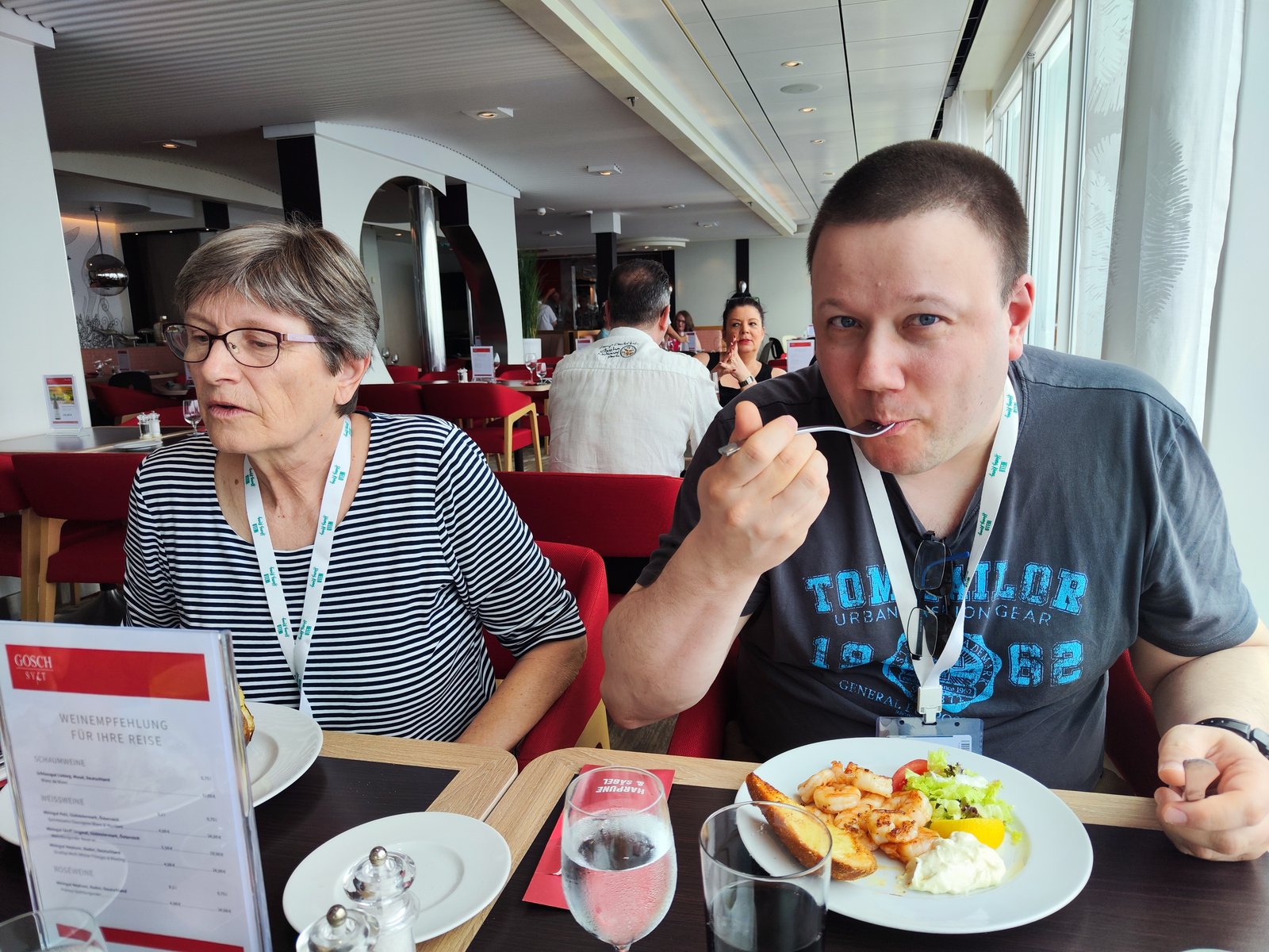Mittag im Gosch mit Mutti