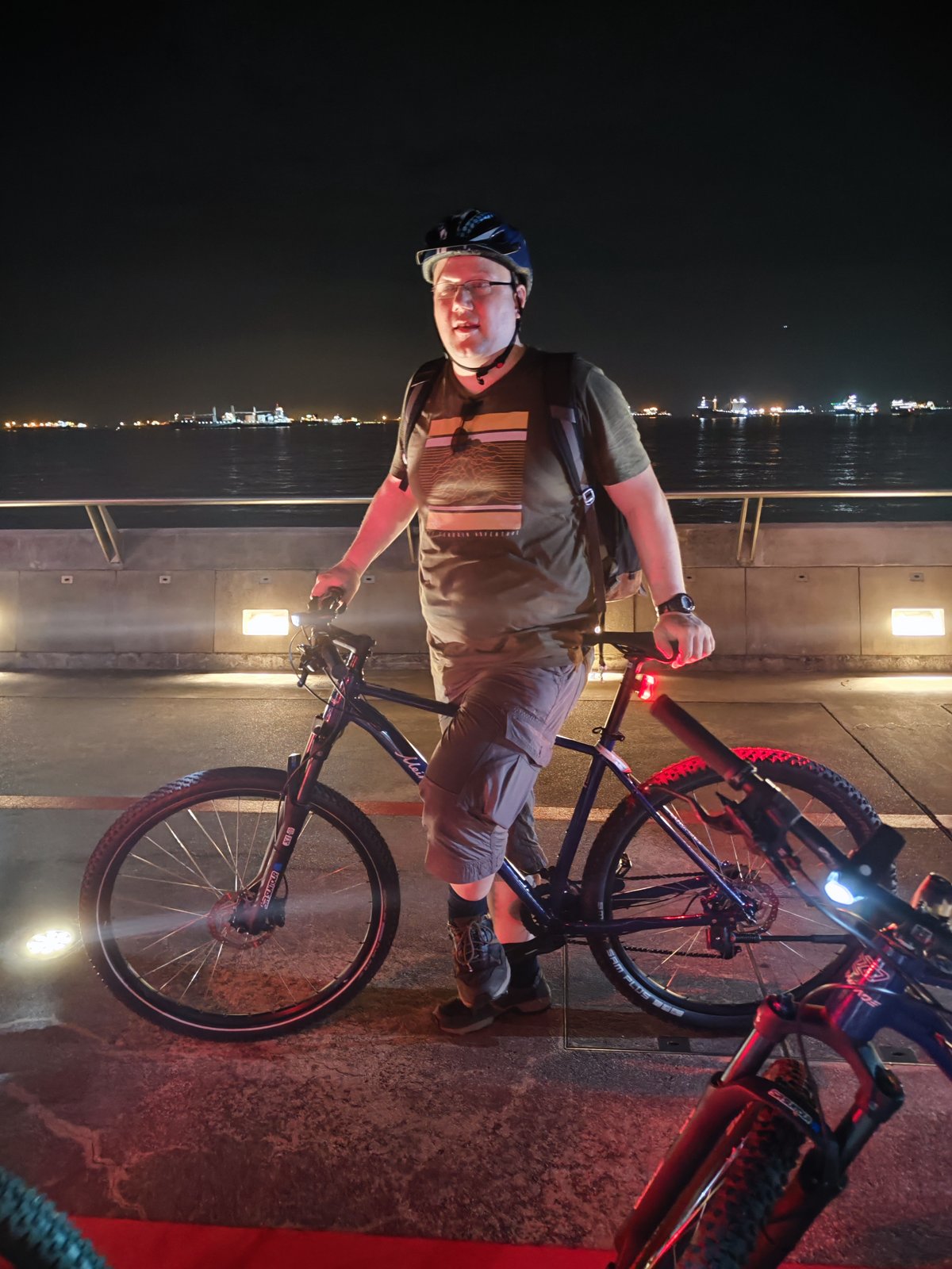 Frank am Ende der Radtour