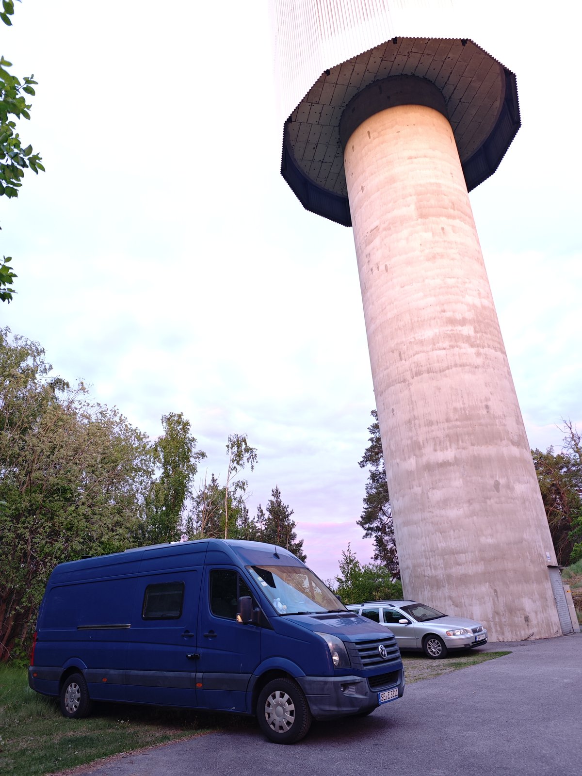 Unser Schlafplatz am Turm