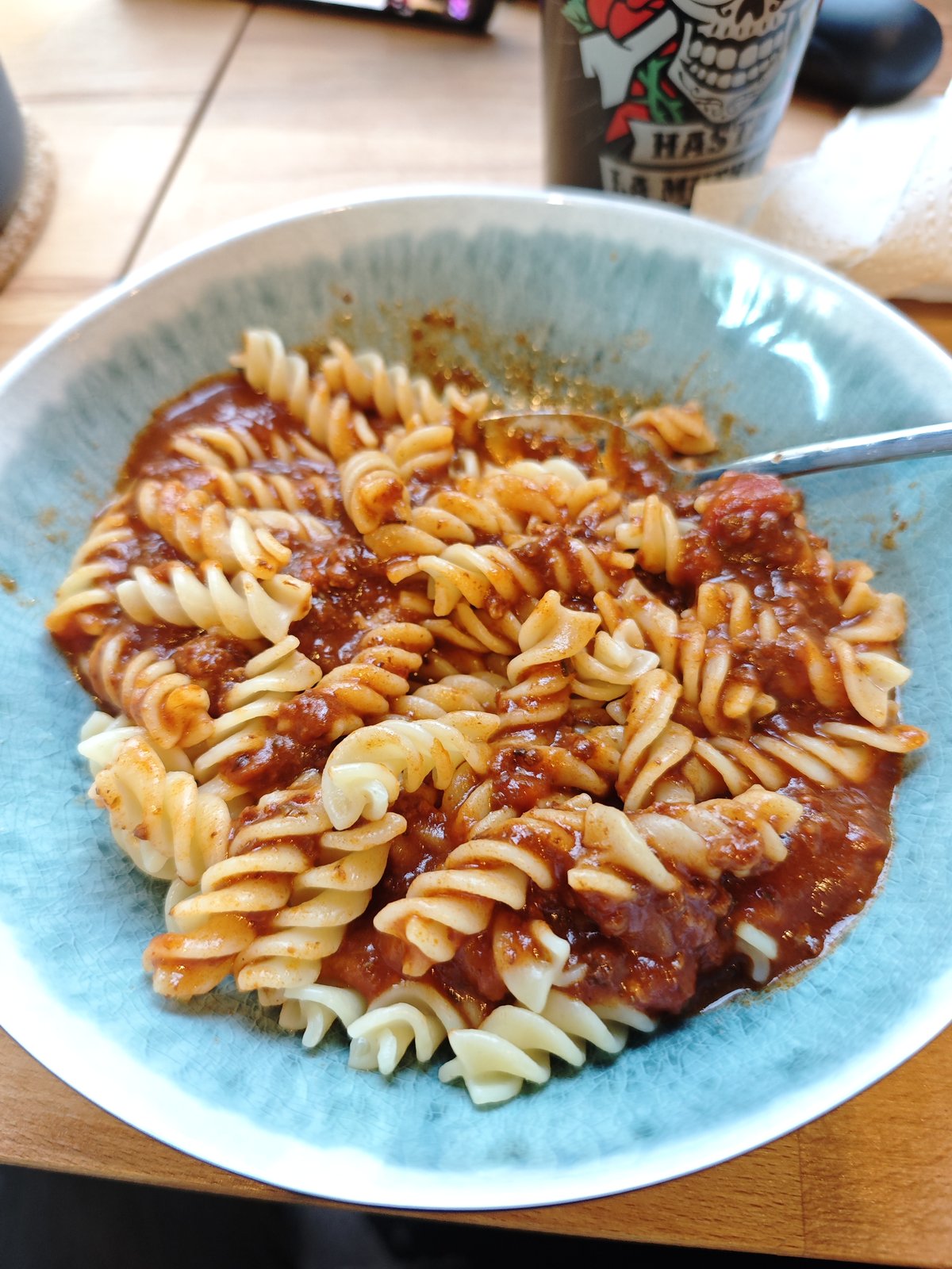 Nudeln Bolognese zum Geburtstagsabend