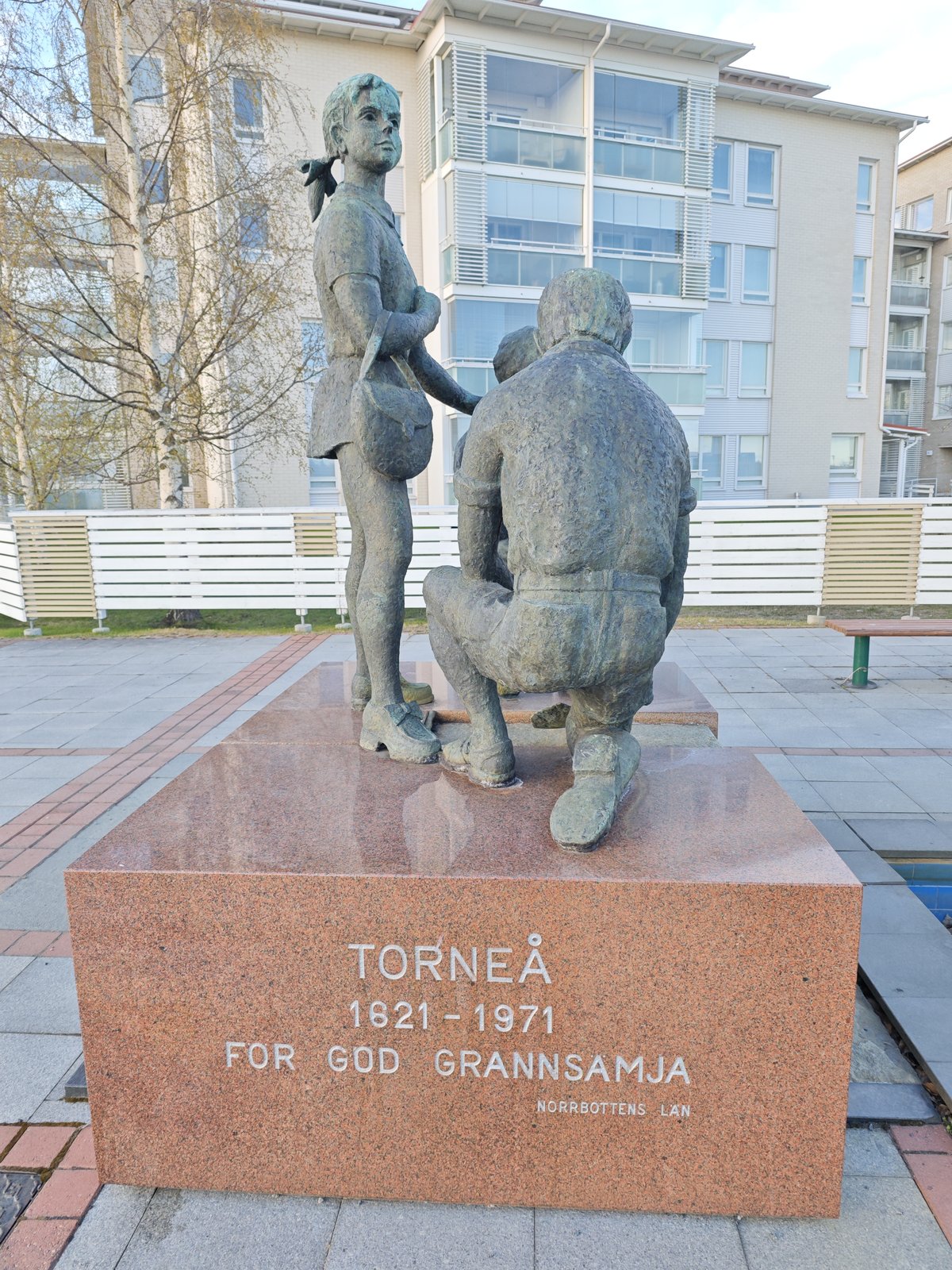 Denkmal der Zwillingsstädte Haparanda und Tornio