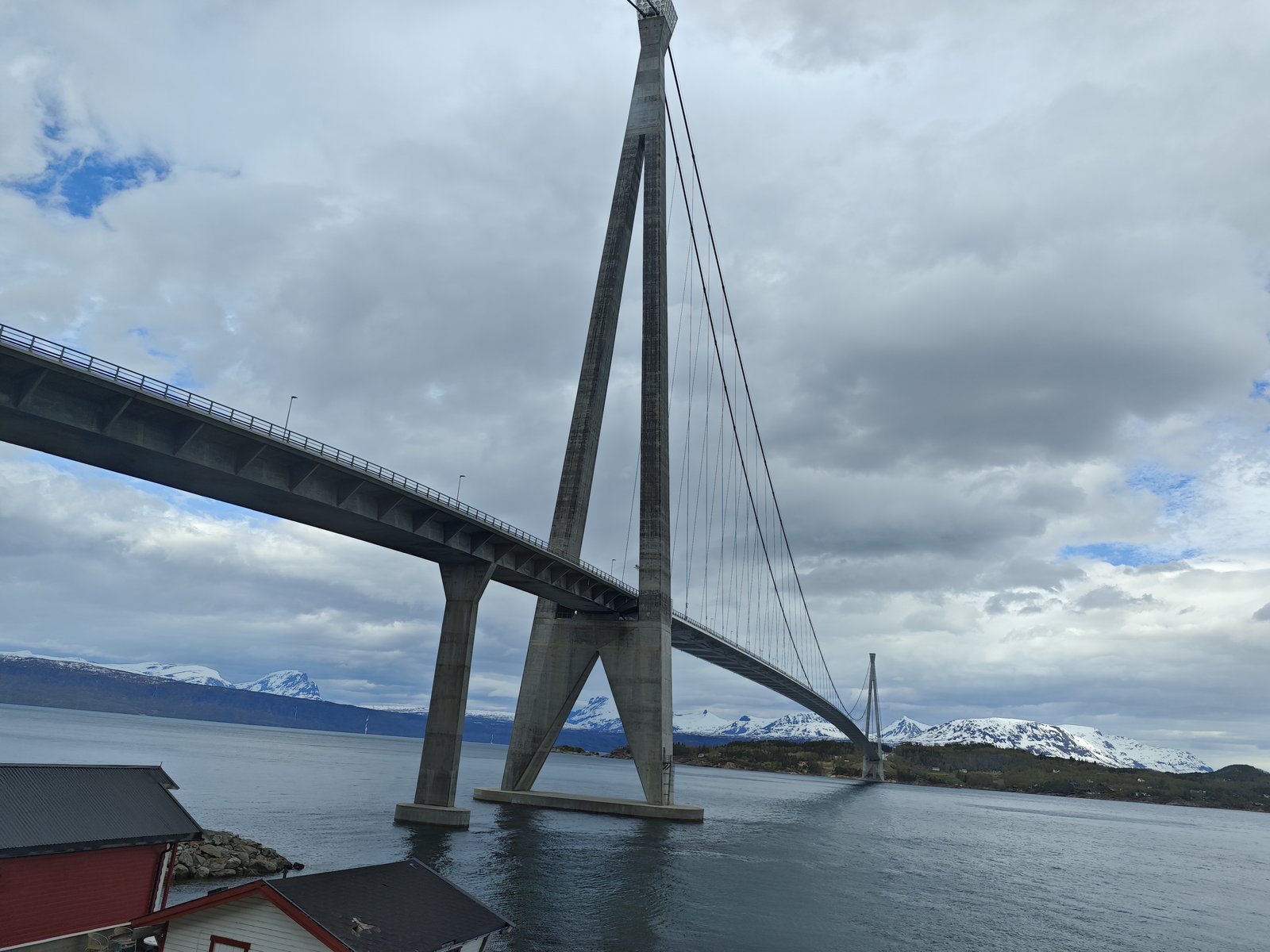 Die Hålogalandsbrücke bei Narvik