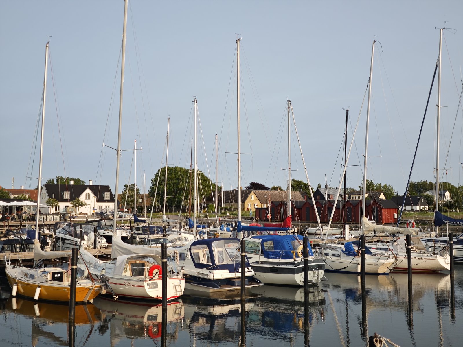 Der kleine Hafen von Barsebäckshamn
