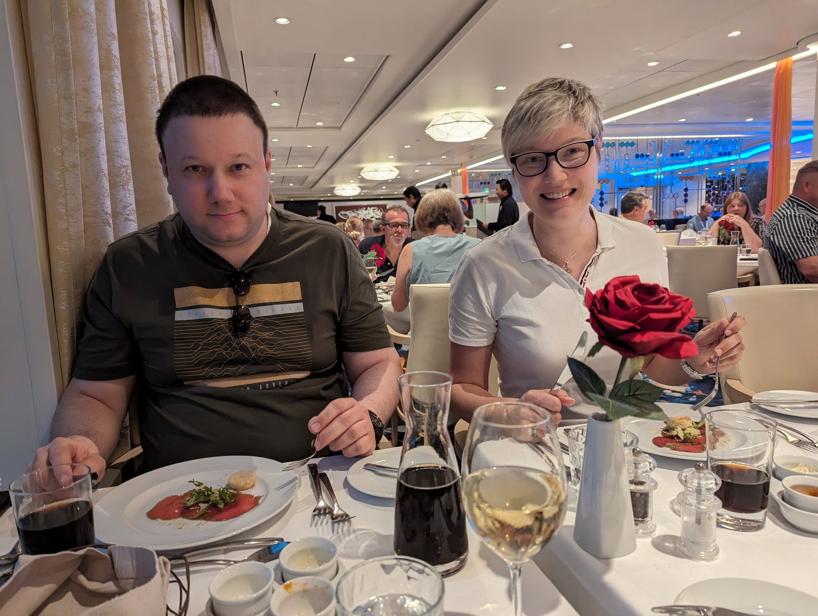 Abendessen im Atlantik