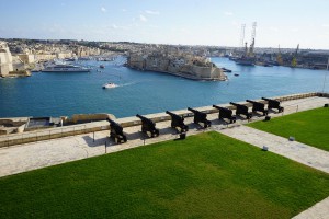 Ausblick vom Upper Barrakka Gardens & Saluting Battery