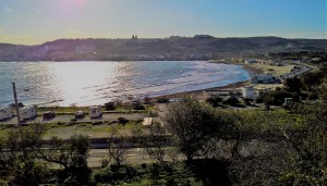 Mellieha Bay von oben